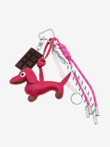 Chocolate &amp; Puppy Bag Charm