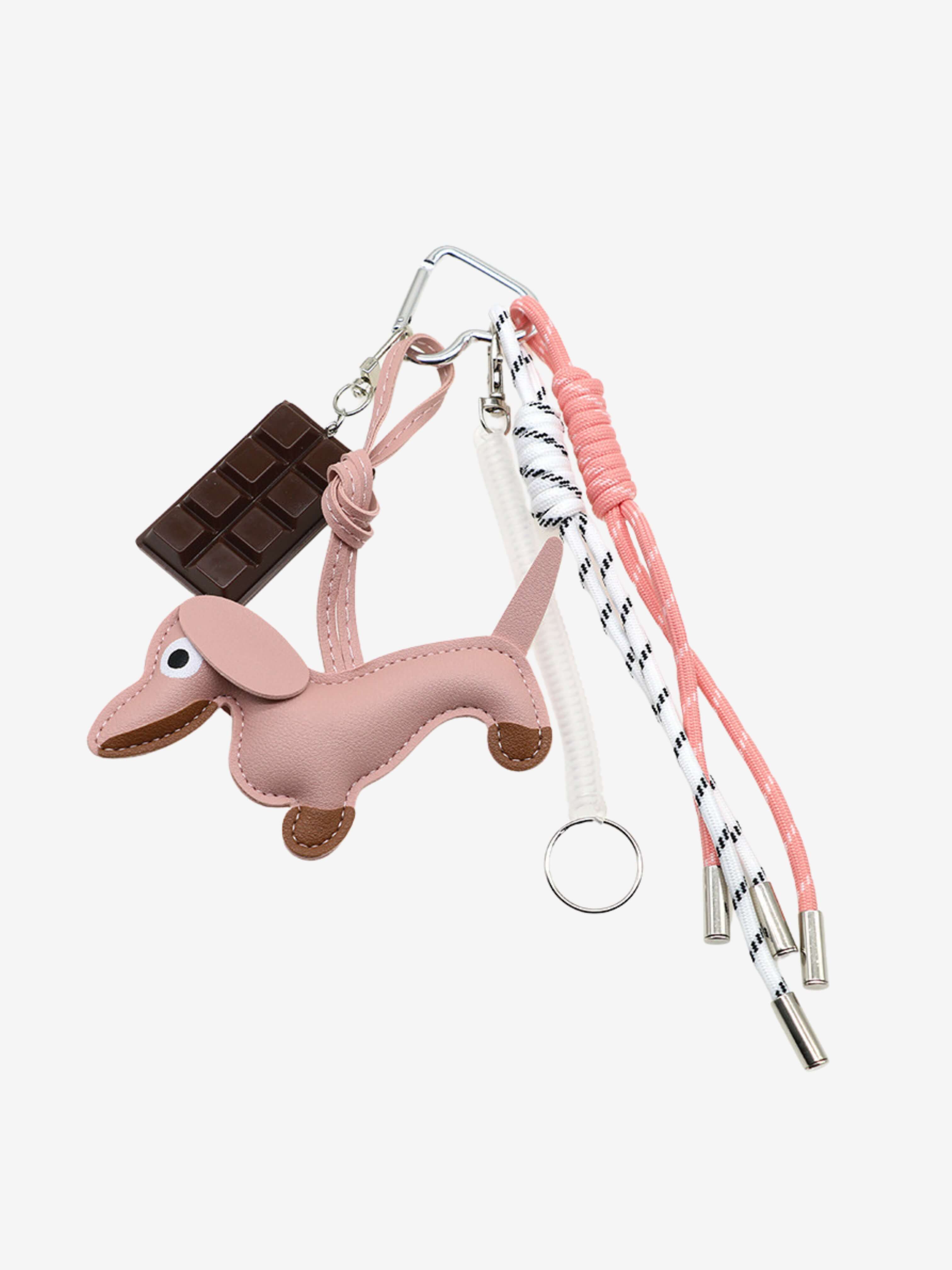 Chocolate &amp; Puppy Bag Charm