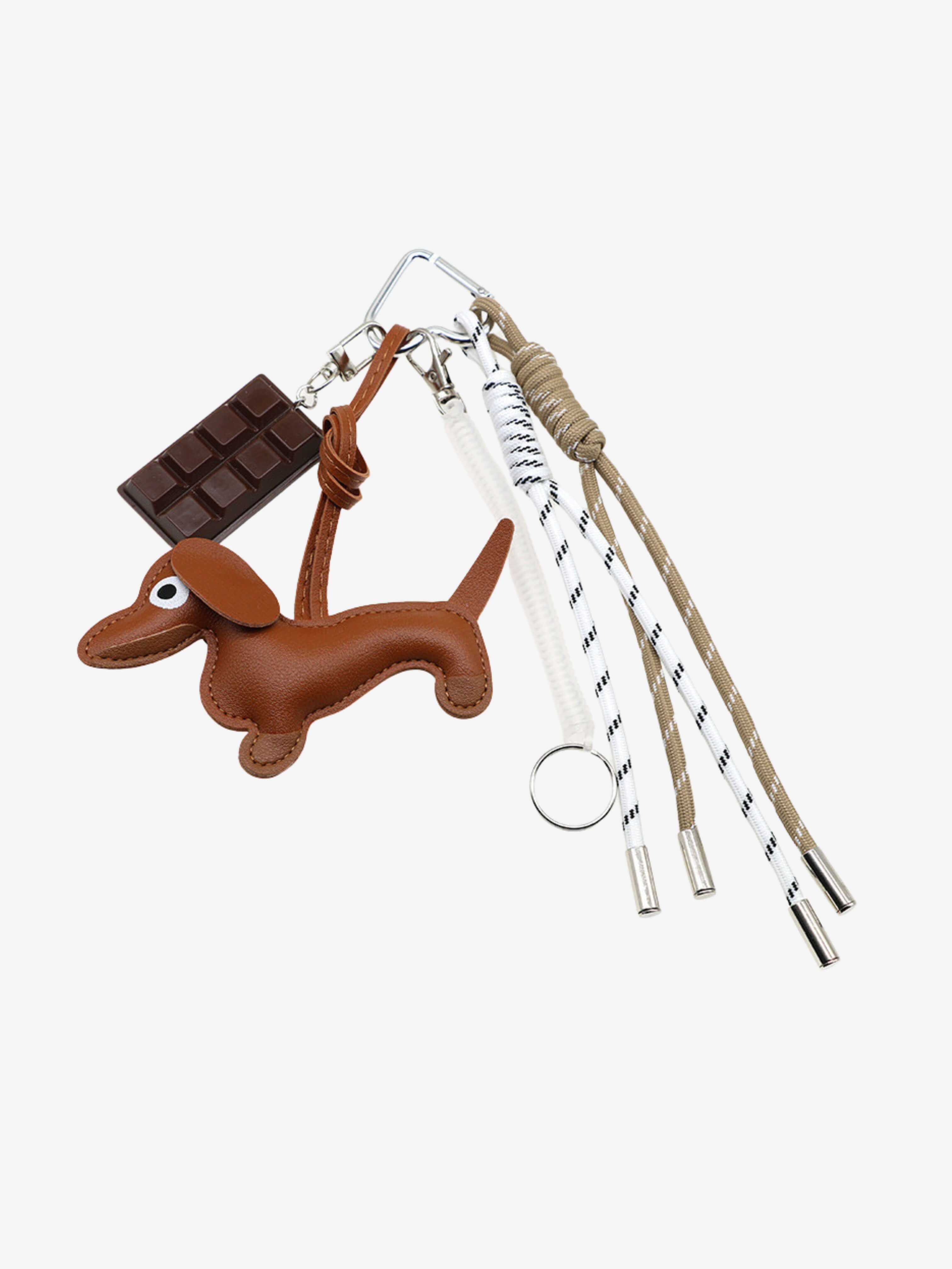 Chocolate &amp; Puppy Bag Charm