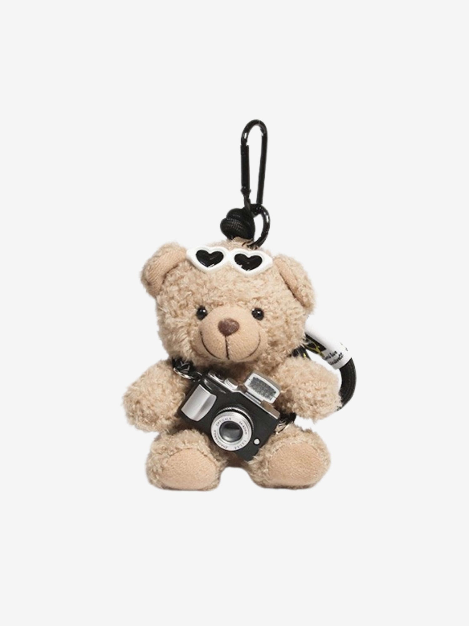 Photographer Teddy Bear Bag Charm